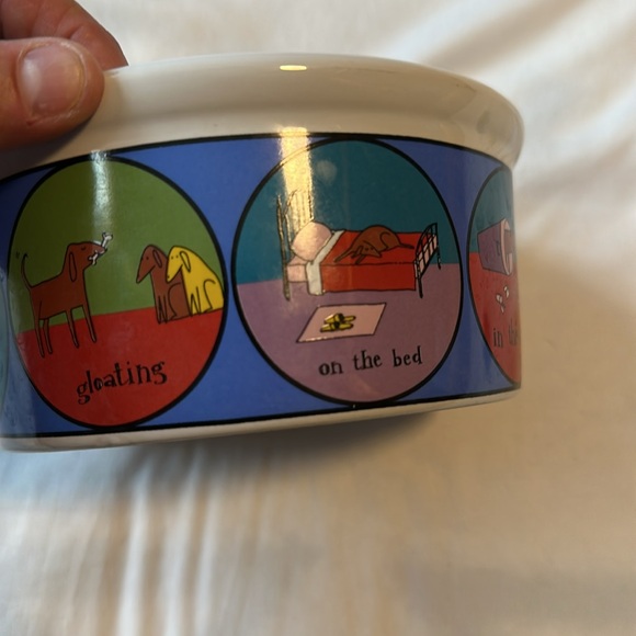 Classic White Dog Bowl - Picture 6 of 8